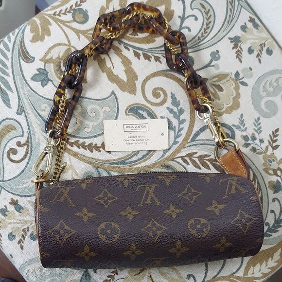 Upcycled Louis Vuitton Mini Papillion Monogram Clutch - Picture 9 of 10